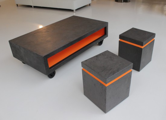 Salontafel betonlook design 1