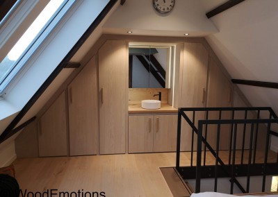 Op maat gemaakte slaapkamer in Amsterdam Op maat gemaakte slaapkamer in Amsterdam